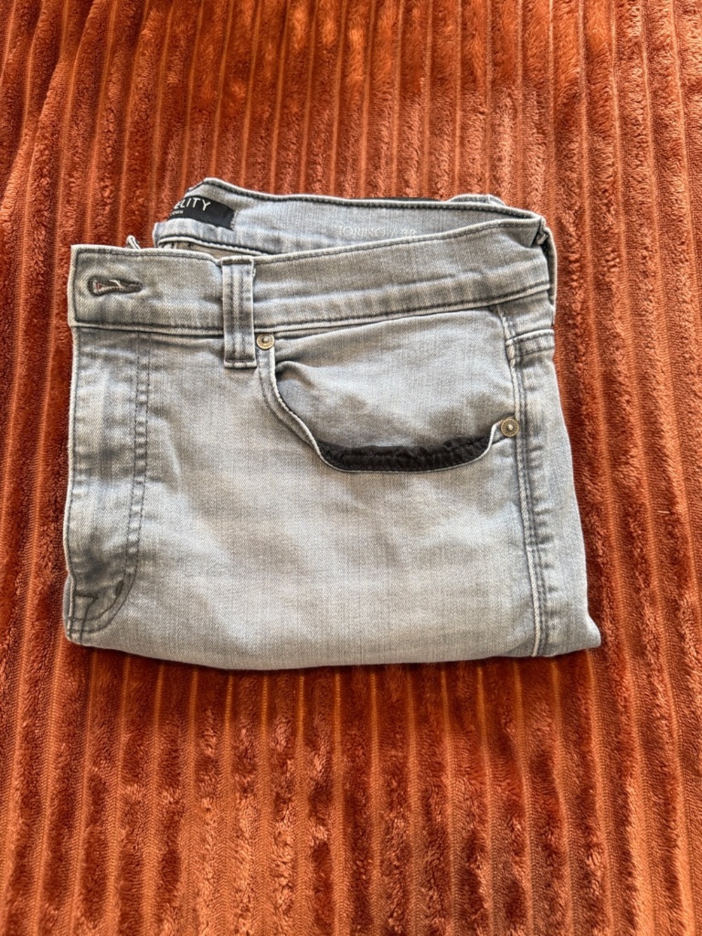 Fidelity Denim Light Gray Men's Jeans